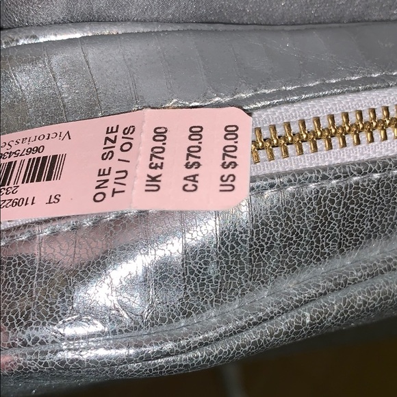 NWT Victoria’s Secret Silver Crossbody Bag - Picture 7 of 8